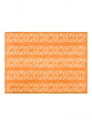 Vase Printed Decorating Mat Orange/White 11.8x15.8x11.8inch