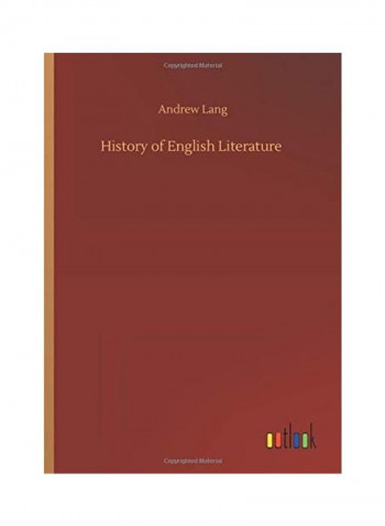 History Of English Literature Hardcover English by Andrew Lang - 2020