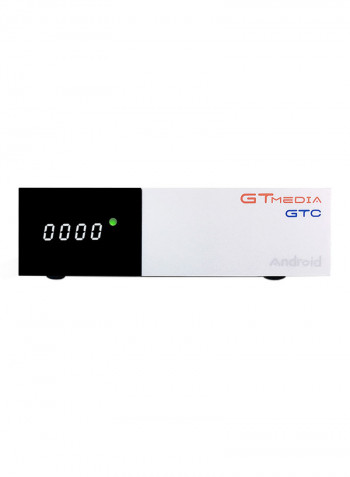 GTC Android TV Set-top Box WiFi TV Receiver V6387 White/Black