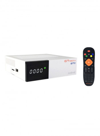 GTC Android TV Set-top Box WiFi TV Receiver V6387 White/Black