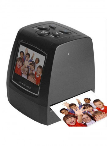 High Resolution Digital Photo Film Scanner Black