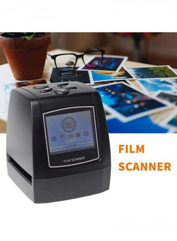 High Resolution Digital Photo Film Scanner Black