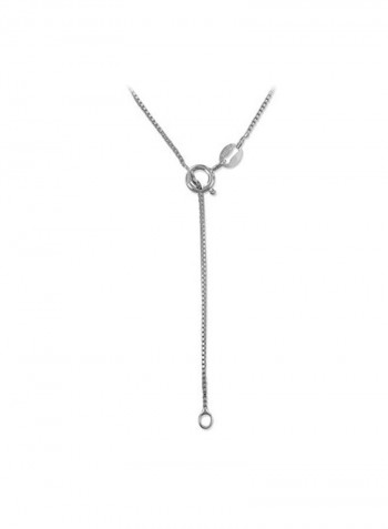 925 Sterling Silver Plumeria Pendant Necklace