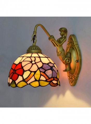 Retro Stained Glass Wall Lamp Multicolour