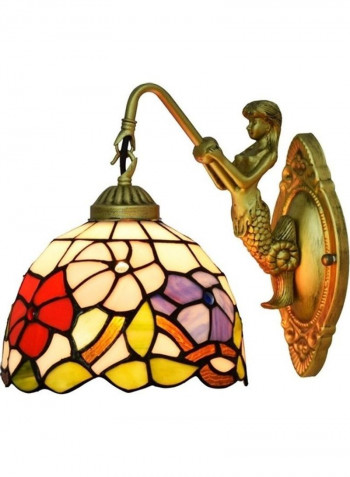 Retro Stained Glass Wall Lamp Multicolour