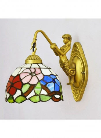 Retro Stained Glass Wall Lamp Multicolour
