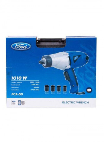 Impact Wrench Blue/Silver/Black