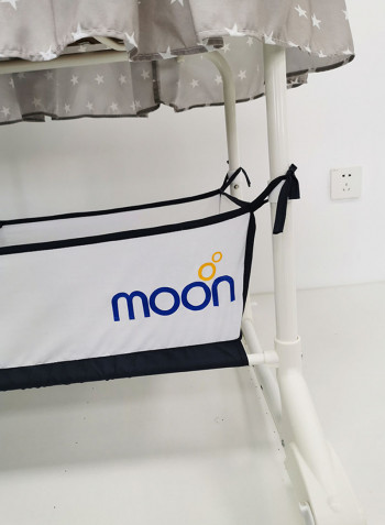 4 In 1 Convertible Soffy Baby Cradle - Dark Grey