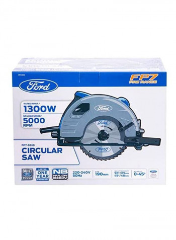 Professional Circular Saw Blue/Silver/Black 190millimeter