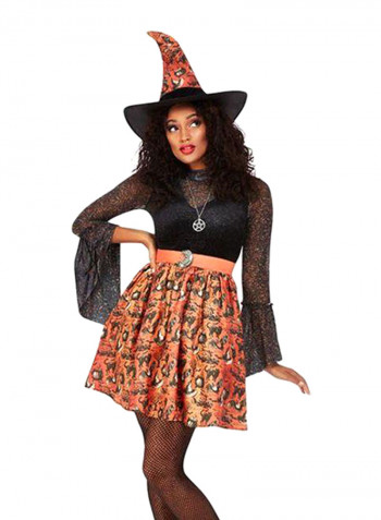 Vintage Witch Costume L