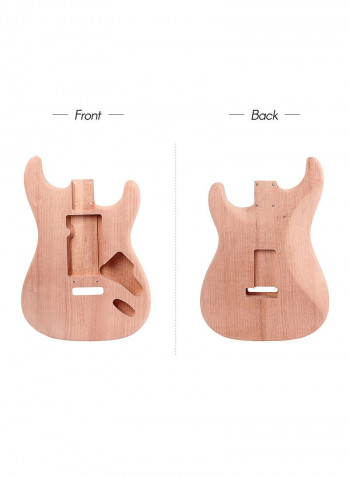 ST Electric Natural Wood Walnut Guitar Body