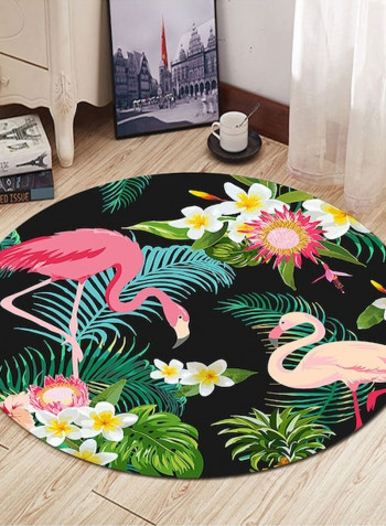 Classic Floral Print Living Room Floor Mat Multicolour Lcm