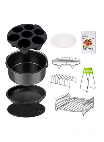 9-Piece Air Fryer Accessories Set Black