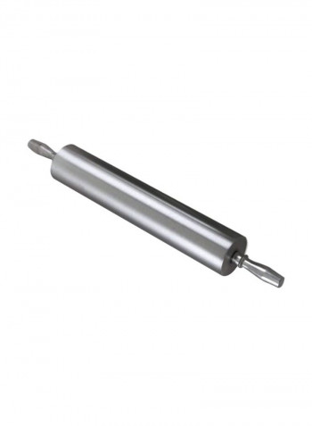 Aluminum Rolling Pin White/Orange/Green 18x3.5inch