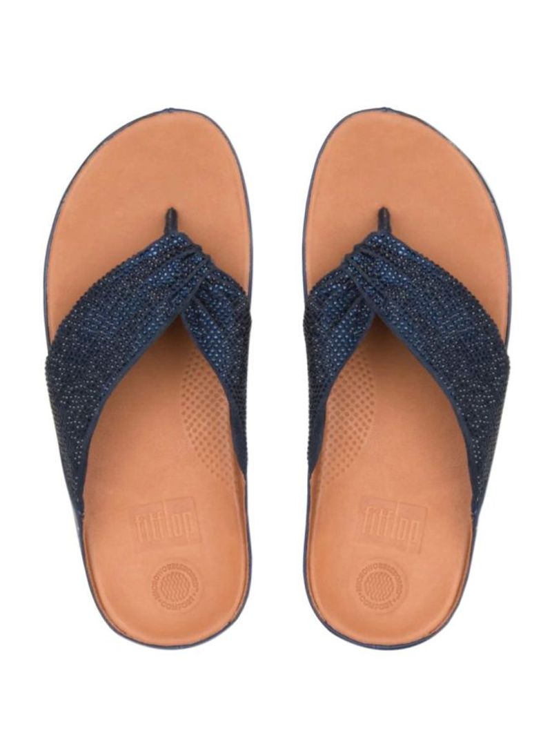 Twiss Crystal Casual Sandals Midnight Navy