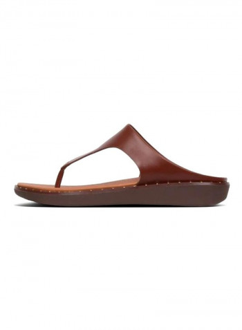 Banda II Slip-On Sandals Cognac