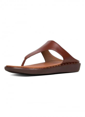 Banda II Slip-On Sandals Cognac