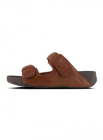 Gogh Moc Arabic Sandals Dark Tan