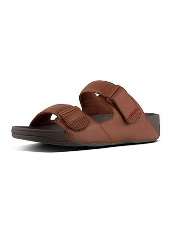 Gogh Moc Arabic Sandals Dark Tan