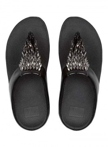 Rumba Ombre Thong Sandals Black