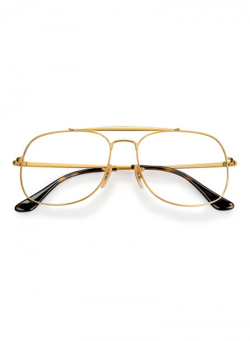 Square Eyeglass Frame - Lens Size: 57 mm