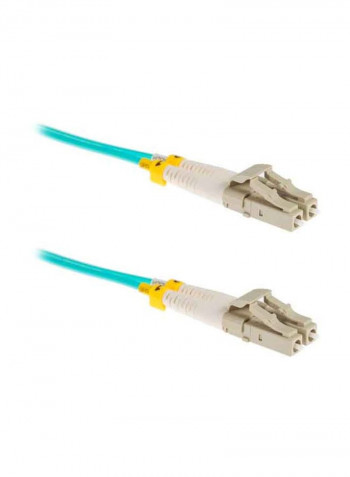 LC Duplex Multimode Fiber Patch Cable 20meter Blue/White/Grey