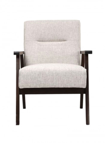 Arica 1-Seater Sofa Grey/Brown 62x80x60centimeter