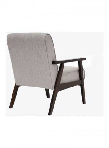 Arica 1-Seater Sofa Grey/Brown 62x80x60centimeter
