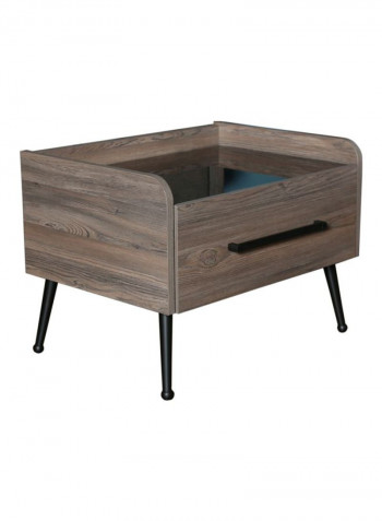 Napoli Wooden Nightstand Brown 45x48x48cm