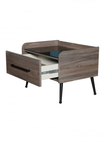 Napoli Wooden Nightstand Brown 45x48x48cm