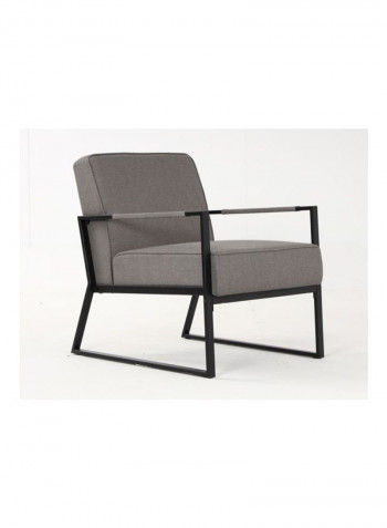 Renca 1-Seater Sofa Grey/Black 62x75x73centimeter