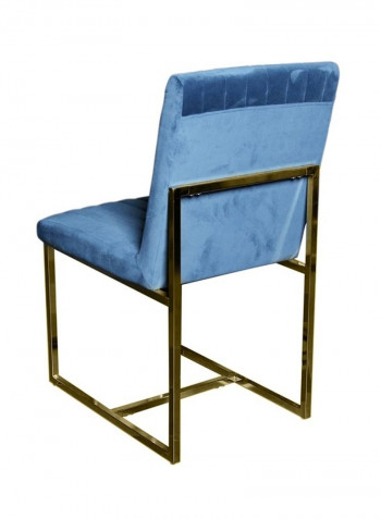 Dazzling Dining Chair Blue/Golden