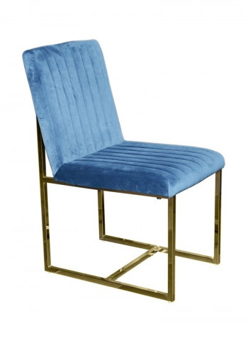 Dazzling Dining Chair Blue/Golden