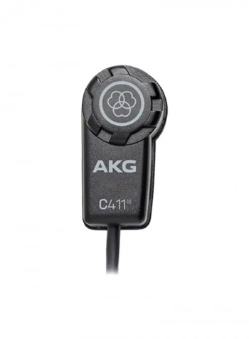 Miniature Condenser Mic With Mini XLR Connector C411L Matte Black
