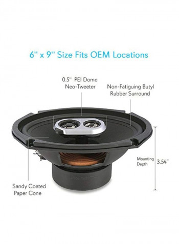 2-Piece Car Stereo Speaker