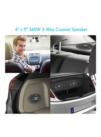 2-Piece Car Stereo Speaker