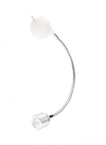 Naturalight LED Sewing Lamp Silver/White 2.8x6.2x9.5inch