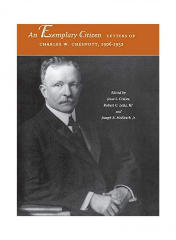 An Exemplary Citizen Hardcover English by Charles W. Chesnutt