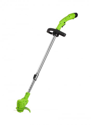 Rechargeable Electric Lawn Mower Silver/Green 2.218kg