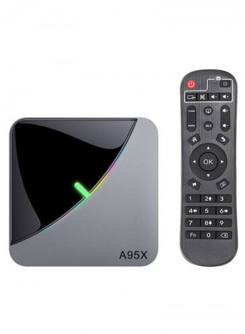 Decoding UHD 4K Smart TV Set Top Box With Accessory A95X F3 AIR Black/White