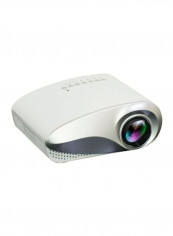 Mini LED Light Portable Home Projector M244 White/Grey/Black