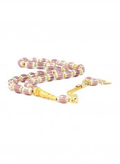 Islamic Prayer Beads Sebha Natural Murano Glass