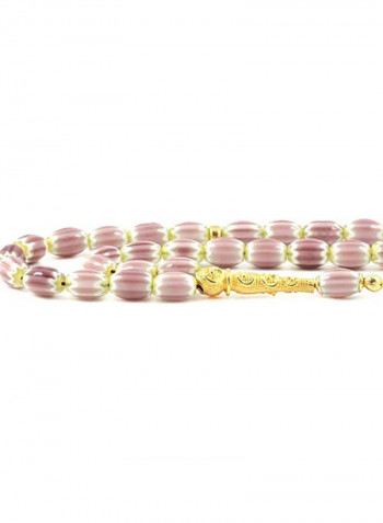 Islamic Prayer Beads Sebha Natural Murano Glass