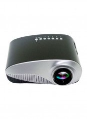 Mini LED Light Portable Home Projector M245 Black/Silver