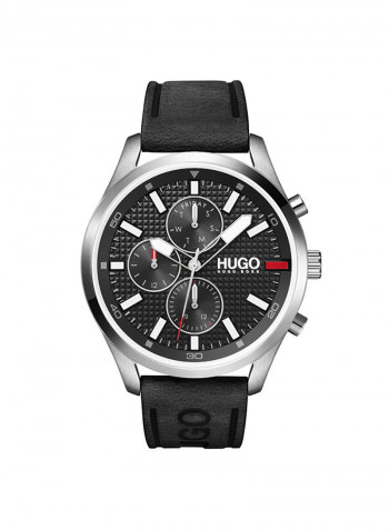 Men's Leather Analog Wrist Watch 1530161