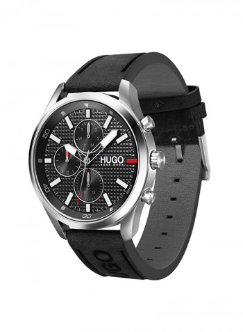 Men's Leather Analog Wrist Watch 1530161