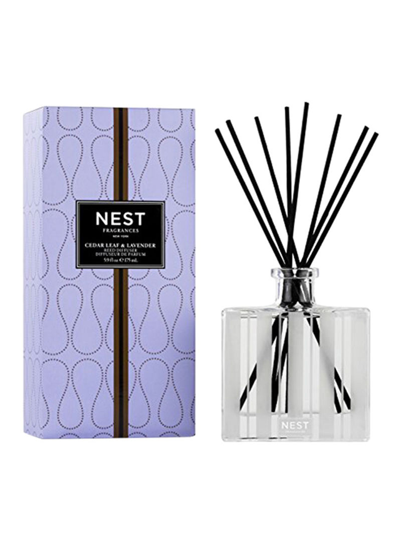 Nest Fragrances Reed Diffuser Cedar Leaf And Lavender, 5.9 Fl OZ