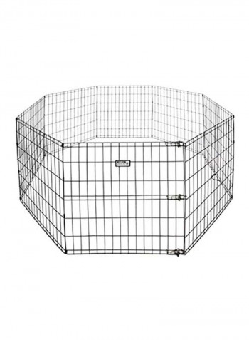 Powder Coated Exercise Pen Black 36inch