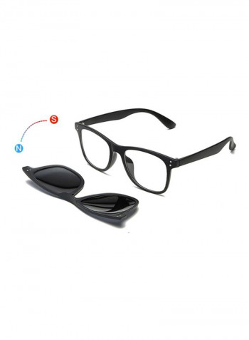 6-Piece Rectangular Sunglasses - Lens Size: 58 mm