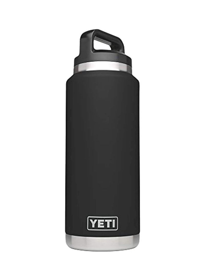 Insulated Stainless Steel Bottle Black/Silver 36ounce